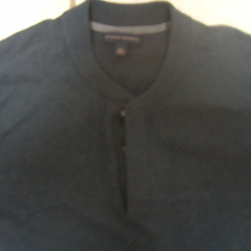 BANANA REPUBLIC GRAY 3 SNAP‎ PULLOVER SWEATER XL